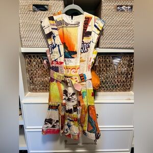 Zimmermann brightside fluted mini dress